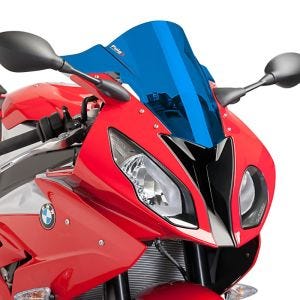 Racing skjerm Z egnet for BMW S 1000 RR 15-18 blå frontrute Puig 7564A