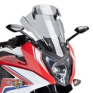 Spoiler turskjerm egnet for Honda CBR 650 F 14-18 røykgrå frontrute Puig 7601H