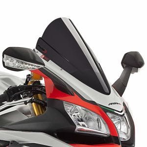 Racing skjerm Z egnet for Aprilia RSV4 RR / RF 15-20 mørk tonet kåpeskjerm Puig 7614F