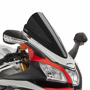 Racing skjerm Z egnet for Aprilia RSV4 RR / RF 15-20 svart kåpeskjerm Puig 7614N
