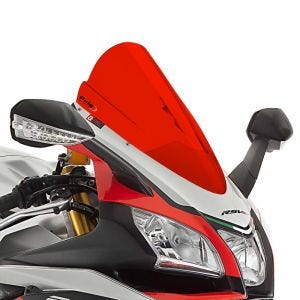 Racing skjerm Z egnet for Aprilia RSV4 RR / RF 15-20 rød frontrute Puig 7614R