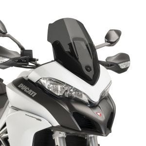 Sportsskjerm egnet for Ducati Multistrada 950 17-21 Puig 7622F frontrute mørk tonet