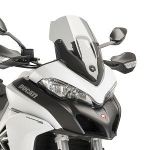 Sportsskjerm egnet for Ducati Multistrada 950 17-21 Puig 7622H frontrute røykgrå
