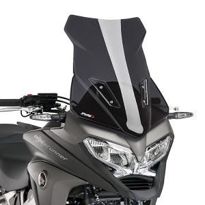 Turskjerm egnet for Honda Crossrunner 15-16 mørk tonet frontrute Puig 7626F
