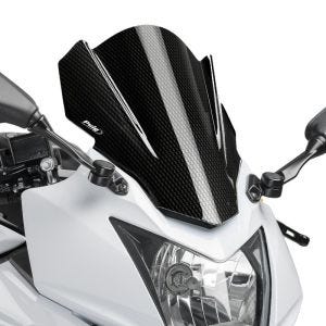 Racing skjerm Z egnet for Kawasaki Ninja 250 SL 15-16 carbon look fairing skjerm Puig 7630C