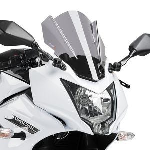 Racing skjerm Z egnet for Kawasaki Ninja 250 SL 15-16 røykgrå kåpeskjerm Puig 7630H
