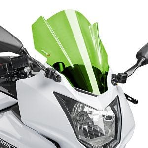 Racing skjerm Z egnet for Kawasaki Ninja 250 SL 15-16 grønn kåpeskjerm Puig 7630V