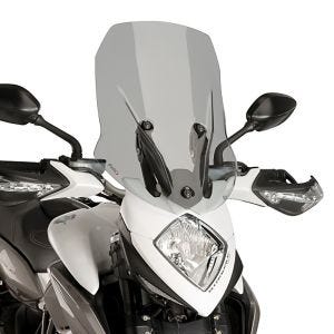 Turskjerm egnet for MV Agusta Stradale 800 15-16 røykgrå frontrute Puig 7634H