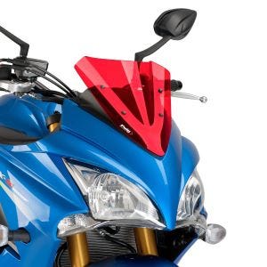 Sportsskjerm egnet for Suzuki GSX-S 1000 F 15-18 Puig 7639R frontrute rød