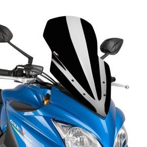 Turskjerm egnet for Suzuki GSX-S 1000 F 15-21 sort frontrute Puig 7640N