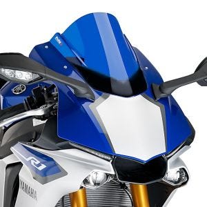 Racing skjerm Z egnet for Yamaha YZF-R1 15-19 blå frontrute Puig 7648A