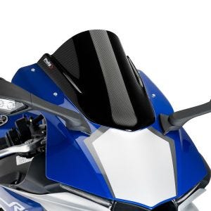Racing skjerm Z egnet for Yamaha YZF-R1 15-19 carbon look fairing skjerm Puig 7648C