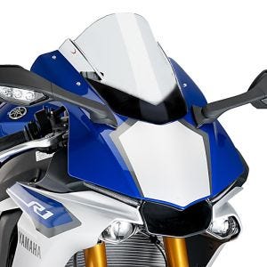 Racing skjerm Z egnet for Yamaha YZF-R1 15-19 klar fairing skjerm Puig 7648W