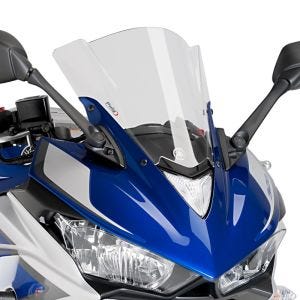 Racing skjerm Z egnet for Yamaha YZF-R3 15-18 klar kåpeskjerm Puig 7649W