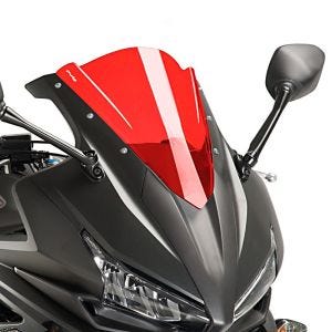 Racing skjerm Z egnet for Honda CBR 500 R 16-18 rød frontrute Puig 8903R