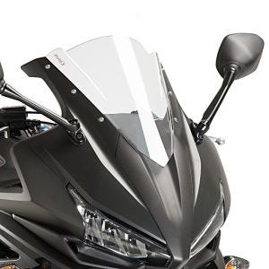 Racing skjerm Z egnet for Honda CBR 500 R 16-18 klar kåpeskjerm Puig 8903W