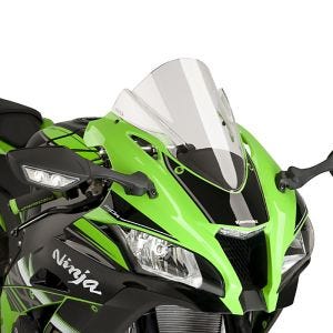 Racing skjerm Z egnet for Kawasaki ZX-10R / ZX-10RR 16-24 klar kåpeskjerm Puig 8912W
