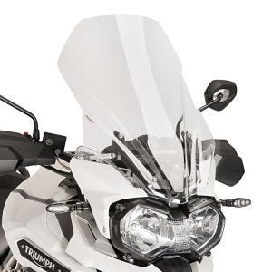 Turskjerm egnet for Triumph Tiger 1200 Explorer XC / XR 16-17 klar frontrute Puig 8915W
