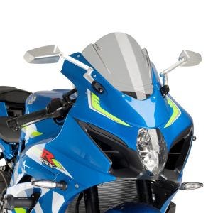 Racing skjerm Z egnet for Suzuki GSX-R 1000 / R 17-20 røykgrå kåpeskjerm Puig 9013H