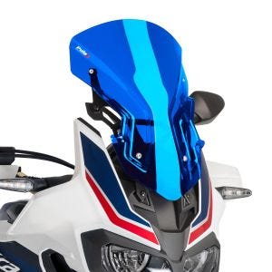 Sportsplate for + KIT Fix. egnet for Honda. Africa Twin 16-18 Puig 9155A frontrute blå