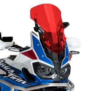 Sportsskjerm for + KIT Fix passer for Honda Africa Twin 16-18 Puig 9155R frontrute rød
