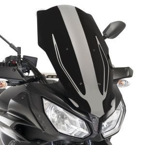 Turskjerm egnet for Yamaha MT-07 Tracer 700 16-20 svart frontrute Puig 9212N