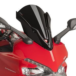 Turskjerm egnet for Ducati Supersport/ S 17-20 sort frontrute Puig 9434N