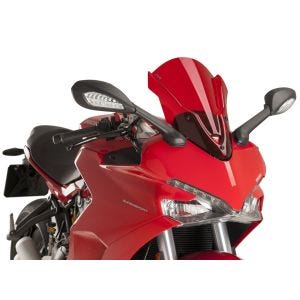 Turskjerm egnet for Ducati Supersport/ S 17-20 rød frontrute Puig 9434R