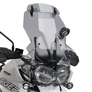 Spoiler turskjerm egnet for Triumph Tiger 800 XC 18-19 røykgrå frontrute Puig 9658H