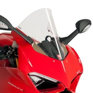 Racing skjerm egnet for Ducati Panigale V4/ S 18-19 klar kåpeskjerm Puig 9690W