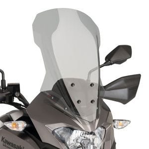 Turskjerm egnet for Kawasaki Versys-X 300 17-20 røykgrå frontrute Puig 9710H