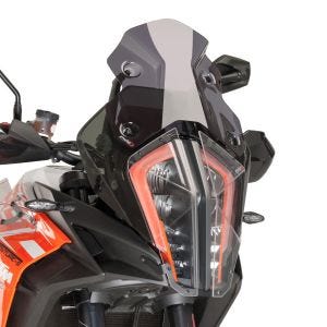 Sportsskjerm som passer til KTM 1290 Super Aventure R/S 17 Puig 9716F frontrute mørk tonet