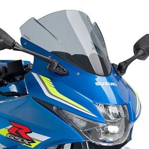 Racing skjerm egnet for Suzuki GSX-R 125 17-21 røykgrå kåpeskjerm Puig 9721H