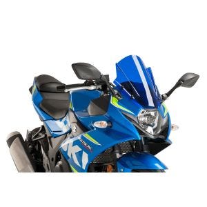 Racing skjerm egnet for Suzuki GSX 250 R 17-19 blå frontrute Puig 9722A