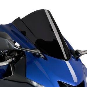 Racing skjerm Puig Z egnet for Yamaha YZF-R6 99-20 mørk tonet Puig 9723F