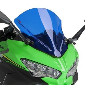 Racing skjerm Z egnet for Kawasaki Ninja 400 18-20 blå kåpeskjerm Puig 9976A