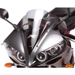 Racing skjerm egnet for Yamaha YZF-R1 04-06 røykgrå kåpeskjerm Puig 1650H