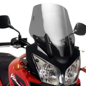Turskjerm egnet for Suzuki V-Strom 650 04-11 røykgrå frontrute Puig 1880H