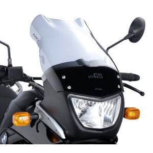 Turskjerm egnet for BMW F 650 GS 04-07 røykgrå frontrute Puig 2015H