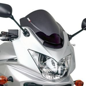 Racing frontrute egnet for Suzuki Bandit 650 S 05-08 mørk tonet frontrute Puig 2107F