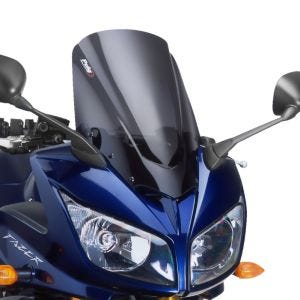 Racing skjerm egnet for Yamaha FZ1 Fazer 06-15 mørk tonet kåpeskjerm Puig 4061F