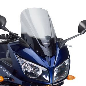 Racing skjerm egnet for Yamaha FZ1 Fazer 06-15 røykgrå kåpeskjerm Puig 4061H