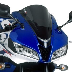Racing skjerm egnet for Honda CBR 600 RR 07-12 mørk tonet kåpeskjerm Puig 4356F