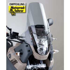Turskjerm egnet for Yamaha XT 660 Z Tenere 08-15 røykgrå frontrute Puig 4636H
