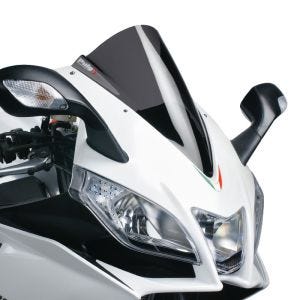 Racing skjerm Z egnet for Aprilia RS4 125 11-19 mørk tonet kåpeskjerm Puig 4945F