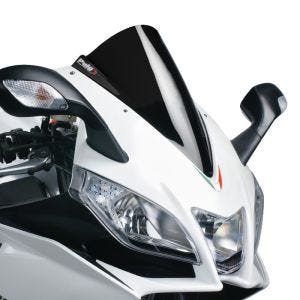 Racing skjerm Z egnet for Aprilia RS4 125 11-19 svart kåpeskjerm Puig 4945N