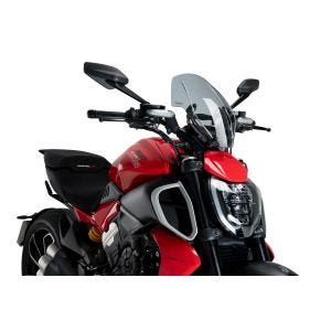 Windschutzcheiben New Generation Verstellbare passend für DUCATI DIAVEL V4 24'-25' get Puig 21713h