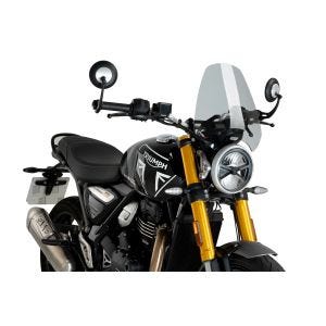 Windschutzscheibe New Generation Sport passend für TRIUMPH SPEED 400 24'-25' getönt Puig 21933h