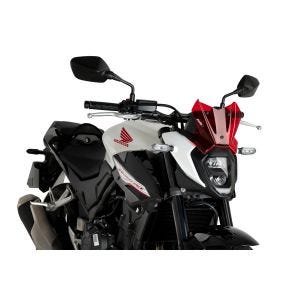 Windschutzscheibe New Generation Sport passend für HONDA CB500 HORNET 24'-25' rot Puig 21934r