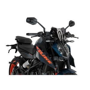 Windschutzscheibe New Generation Sport passend für KTM 125 DUKE 24'-25' stark get Puig 21997f